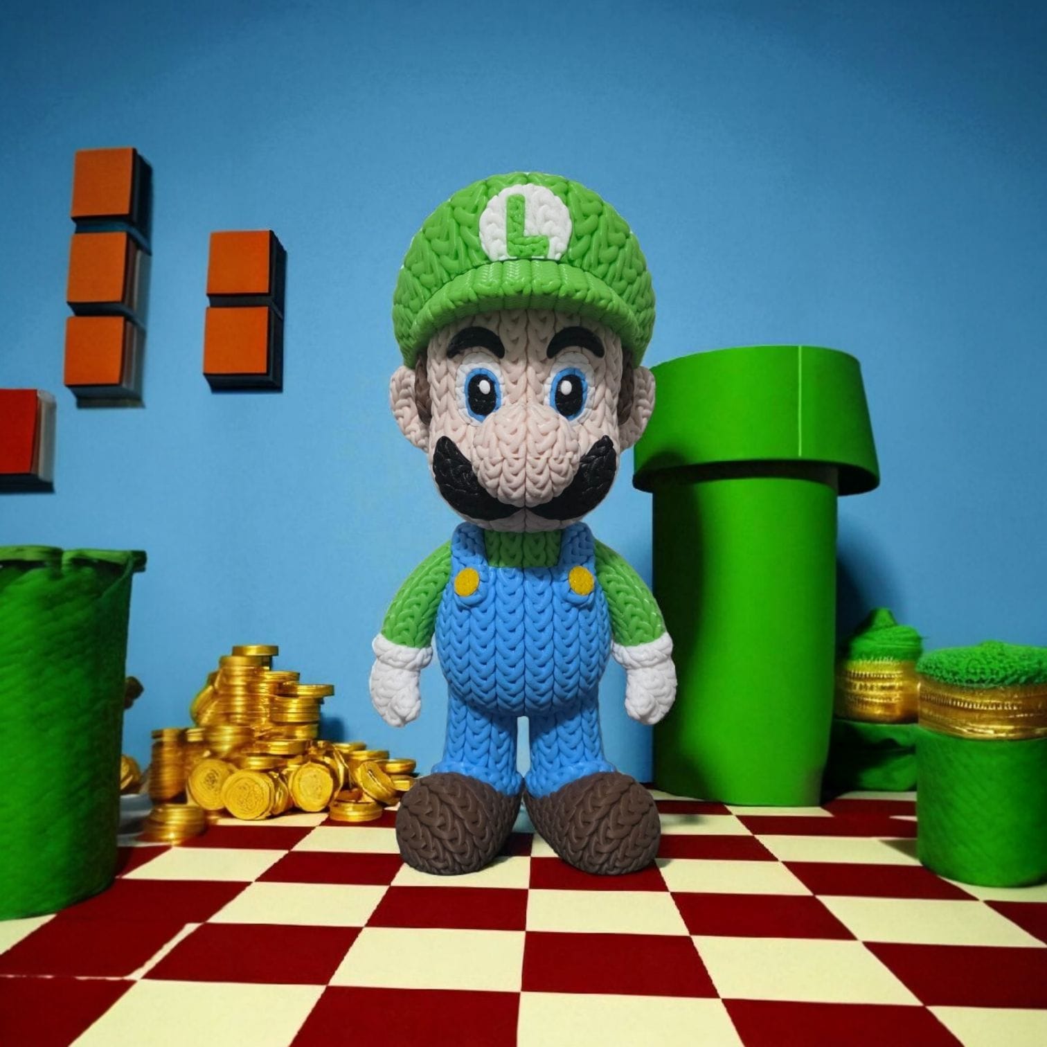 Luigi - Knitted - Crochet